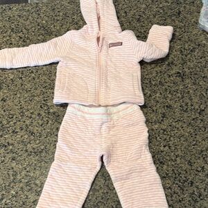 Vineyard Vines Pink Striped Kids sweatsuit